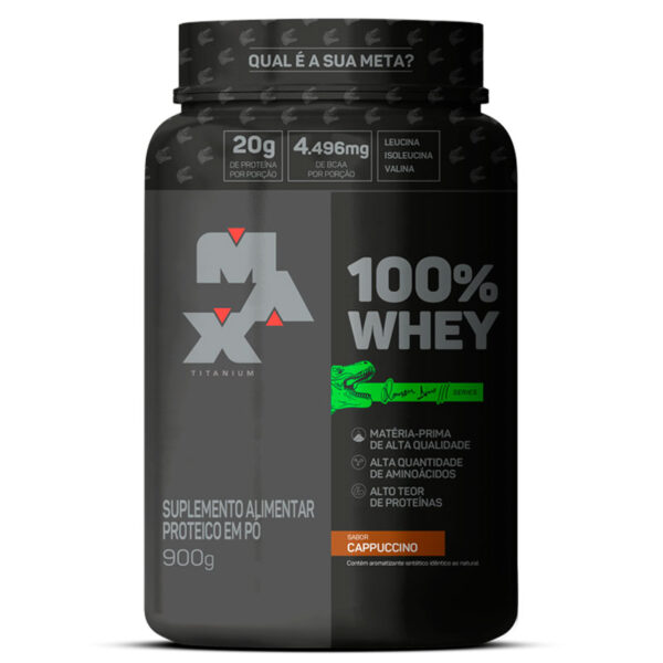 100% WHEY DINO POTE 900G - Cappuccino