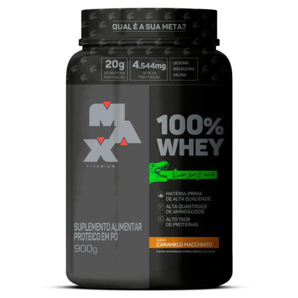 100% WHEY DINO POTE 900G -  Caramel Macchiato