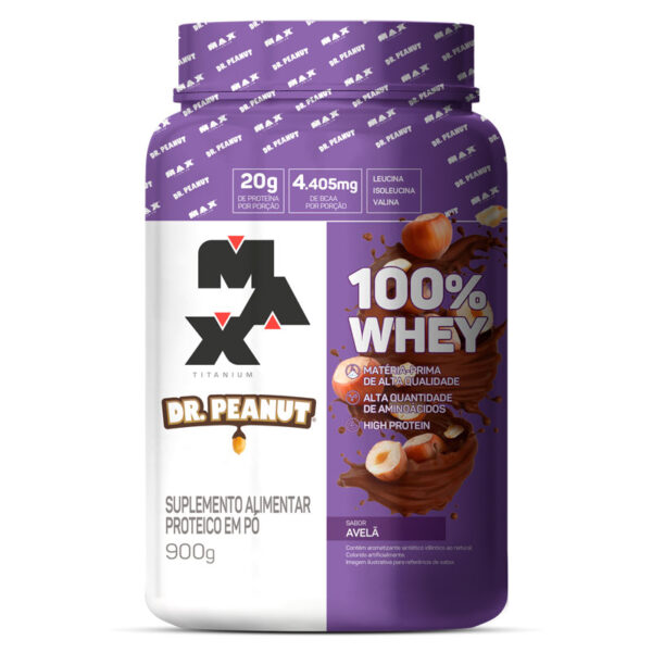 100% WHEY DR. PEANUT POT 900G -  Hazelnut