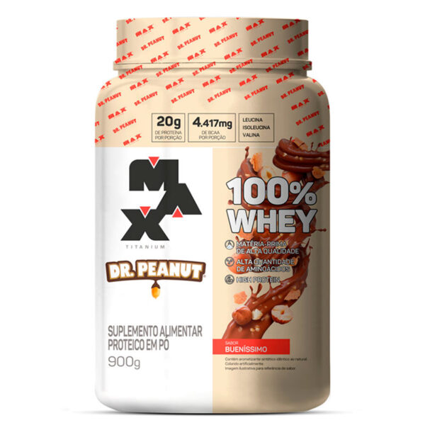 100% WHEY DR. PEANUT POT 900G - Bueníssimo