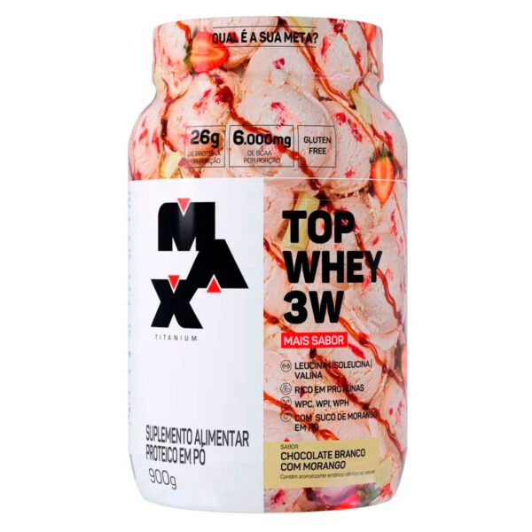 TOP WHEY 3W + FLAVOR POT 900 GR